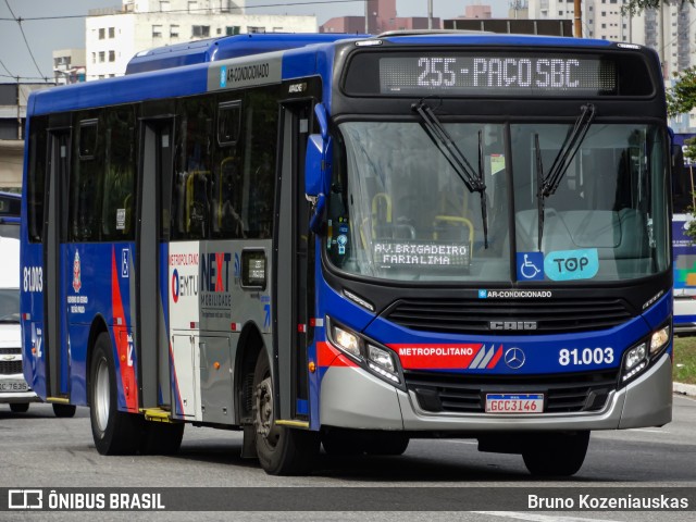 Next Mobilidade - ABC Sistema de Transporte 81.003 na cidade de São Bernardo do Campo, São Paulo, Brasil, por Bruno Kozeniauskas. Número da foto: #10366817.