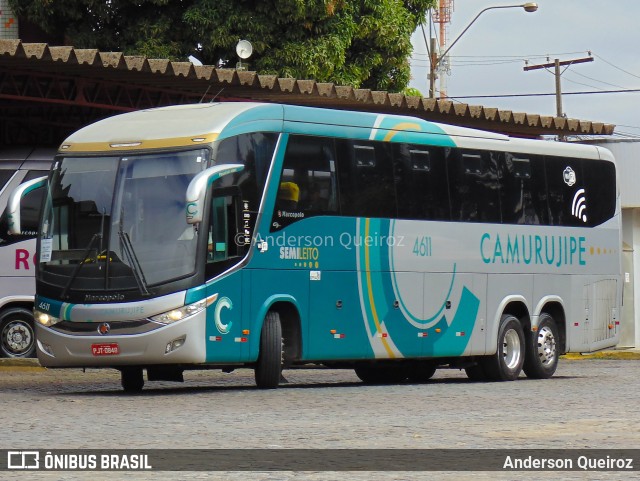 Auto Viação Camurujipe 4611 na cidade de Vitória da Conquista, Bahia, Brasil, por Anderson Queiroz. Número da foto: #10367655.