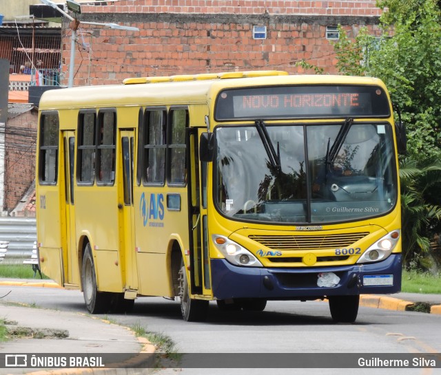 AVS Transportes 8002 na cidade de Cabo de Santo Agostinho, Pernambuco, Brasil, por Guilherme Silva. ID da foto: 10365830.