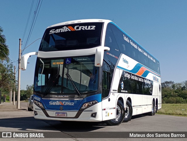 VUSC - Viação União Santa Cruz 4600 na cidade de Santa Cruz do Sul, Rio Grande do Sul, Brasil, por Mateus dos Santos Barros. ID da foto: 10366366.