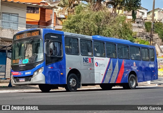 Next Mobilidade - ABC Sistema de Transporte 80.967 na cidade de São Bernardo do Campo, São Paulo, Brasil, por Valdir Garcia. ID da foto: 10365603.