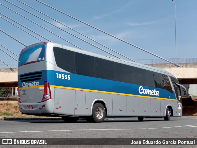 Viação Cometa 18535 na cidade de Campinas, São Paulo, Brasil, por José Eduardo Garcia Pontual. Número da foto: #10368210.