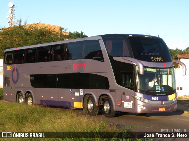 Rota Transportes Rodoviários 8005 na cidade de Aracaju, Sergipe, Brasil, por José Franca S. Neto. ID da foto: 10368066.