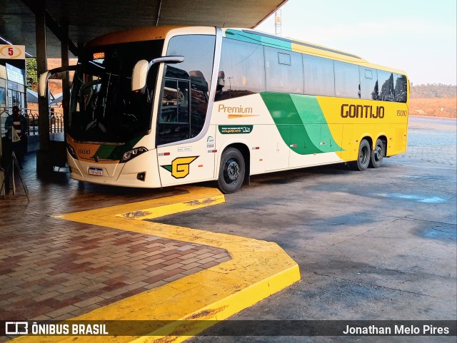 Empresa Gontijo de Transportes 15010 na cidade de João Monlevade, Minas Gerais, Brasil, por Jonathan Melo Pires . Número da foto: #10365741.