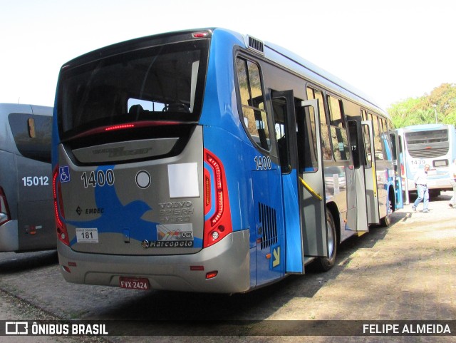 VB Transportes e Turismo 1400 na cidade de Campinas, São Paulo, Brasil, por FELIPE ALMEIDA. ID da foto: 10366252.