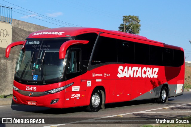 Viação Santa Cruz 25419 na cidade de Campinas, São Paulo, Brasil, por Matheus Souza. Número da foto: #10366948.