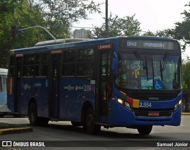 Mobibrasil São Lourenço >>> Mobi-PE 2.934 na cidade de Recife, Pernambuco, Brasil, por Samuel Júnior. Número da foto: #10366797.