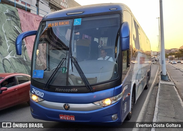 Viação Águia Branca 24010 na cidade de Cariacica, Espírito Santo, Brasil, por Everton Costa Goltara. Número da foto: #10366105.