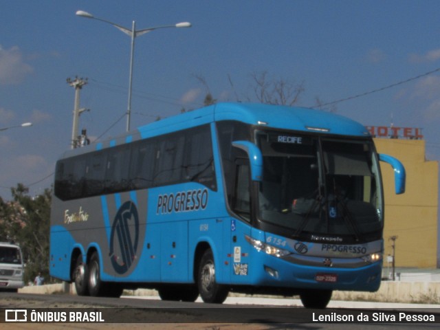 Auto Viação Progresso 6154 na cidade de Caruaru, Pernambuco, Brasil, por Lenilson da Silva Pessoa. ID da foto: 10366017.