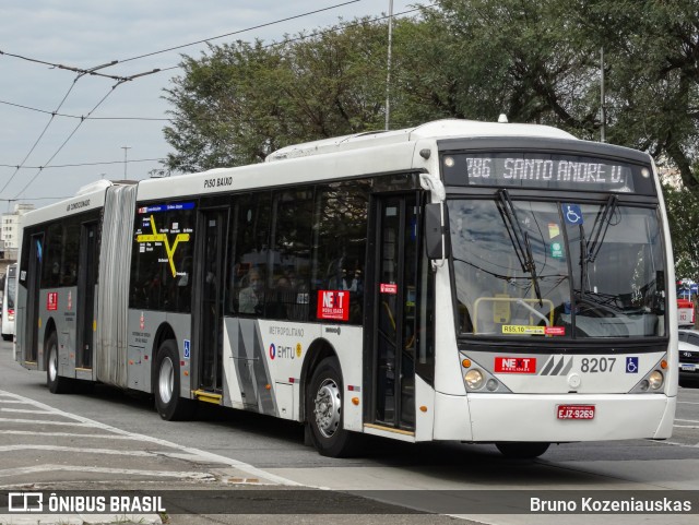 Next Mobilidade - ABC Sistema de Transporte 8207 na cidade de São Bernardo do Campo, São Paulo, Brasil, por Bruno Kozeniauskas. Número da foto: #10366822.