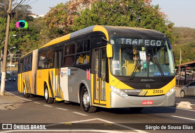 Transportes Capellini 23036 na cidade de Campinas, São Paulo, Brasil, por Sérgio de Sousa Elias. ID da foto: 10366787.