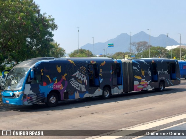 BRT RIO E47018C na cidade de Rio de Janeiro, Rio de Janeiro, Brasil, por Guilherme Gomes. Número da foto: #10367935.