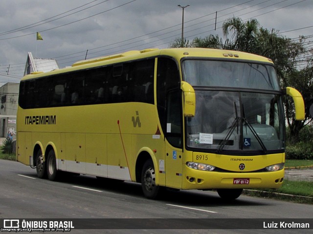 Viação Itapemirim 8915 na cidade de Juiz de Fora, Minas Gerais, Brasil, por Luiz Krolman. Número da foto: #10367021.