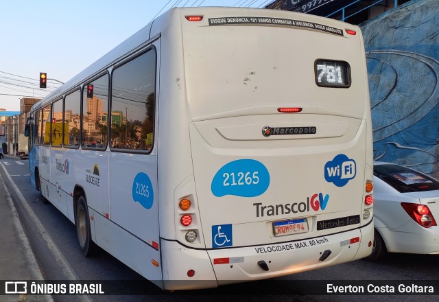 Santa Zita Transportes Coletivos 21265 na cidade de Cariacica, Espírito Santo, Brasil, por Everton Costa Goltara. Número da foto: #10366117.