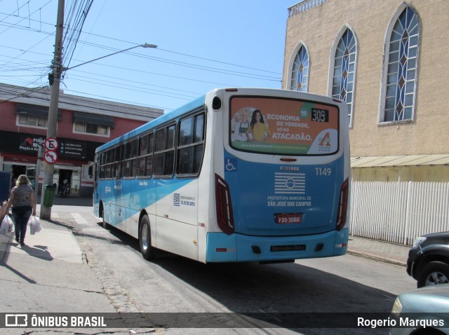 Viação Saens Peña São José dos Campos 1149 na cidade de São José dos Campos, São Paulo, Brasil, por Rogerio Marques. Número da foto: #10368873.