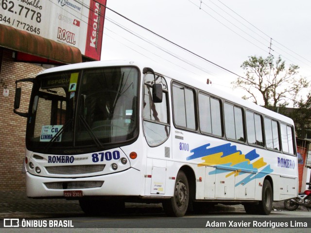 Turismo Romero 8700 na cidade de Cubatão, São Paulo, Brasil, por Adam Xavier Rodrigues Lima. ID da foto: 10369083.