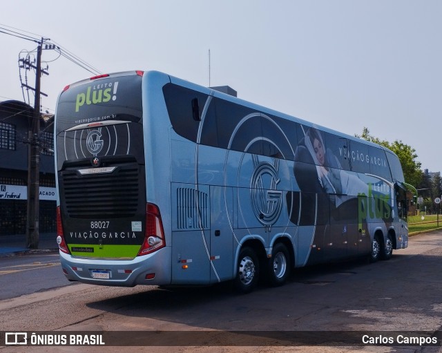 Viação Garcia 88027 na cidade de Cascavel, Paraná, Brasil, por Carlos Campos. Número da foto: #10368501.