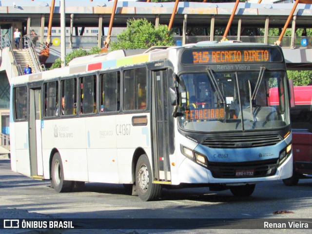 Real Auto Ônibus C41367 na cidade de Rio de Janeiro, Rio de Janeiro, Brasil, por Renan Vieira. Número da foto: #10369525.