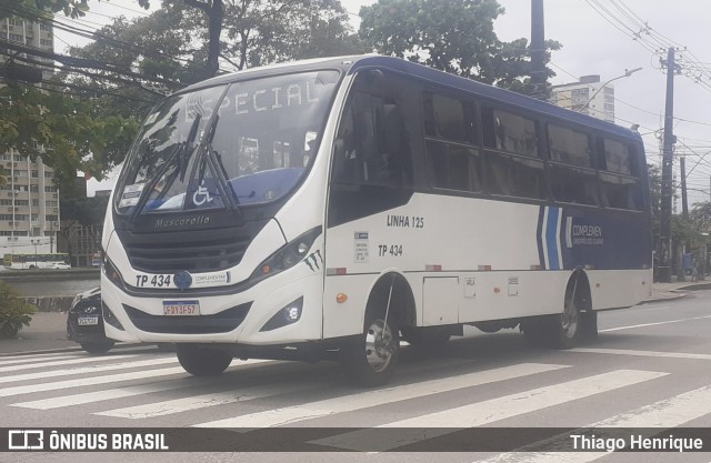 Transporte Complementar de Jaboatão dos Guararapes TP-434 na cidade de Recife, Pernambuco, Brasil, por Thiago Henrique. ID da foto: 10369811.