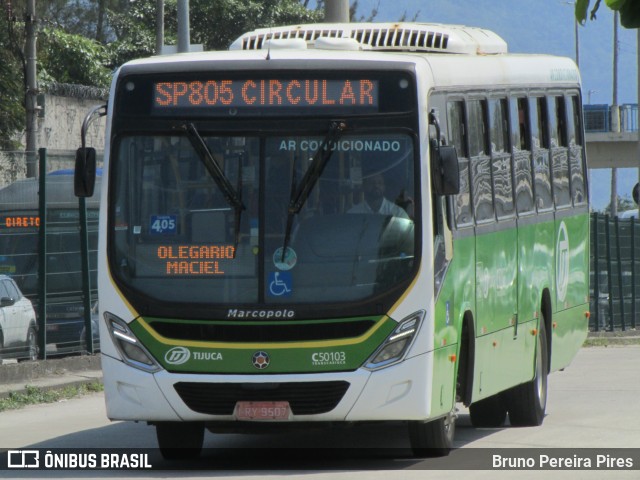 Tijuquinha - Auto Viação Tijuca C50103 na cidade de Rio de Janeiro, Rio de Janeiro, Brasil, por Bruno Pereira Pires. Número da foto: #10369939.