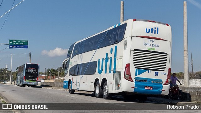 UTIL - União Transporte Interestadual de Luxo 11708 na cidade de São José dos Campos, São Paulo, Brasil, por Robson Prado. Número da foto: #10368942.