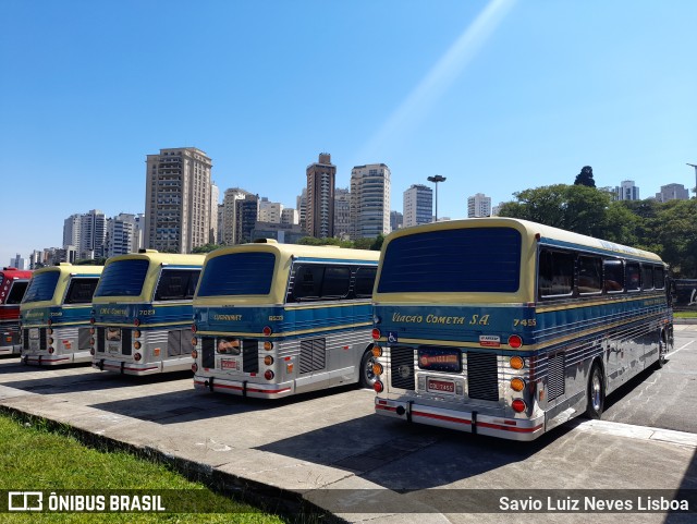 Viação Cometa 7455 na cidade de São Paulo, São Paulo, Brasil, por Savio Luiz Neves Lisboa. Número da foto: #10369835.