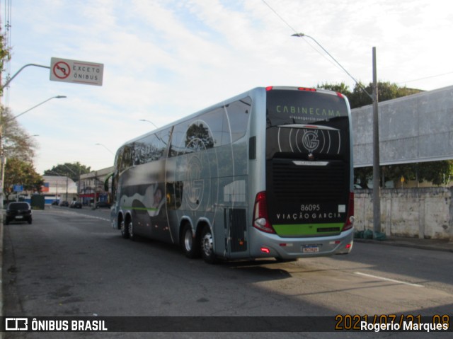 Viação Garcia 86095 na cidade de São José dos Campos, São Paulo, Brasil, por Rogerio Marques. Número da foto: #10368843.