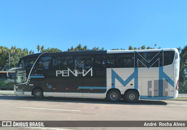 Empresa de Ônibus Nossa Senhora da Penha 58006 na cidade de Curitiba, Paraná, Brasil, por André  Rocha Alves. ID da foto: 10368742.