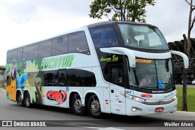 Eucatur - Empresa União Cascavel de Transportes e Turismo 4930 na cidade de Florianópolis, Santa Catarina, Brasil, por Weiller Alves. ID da foto: 10368935.