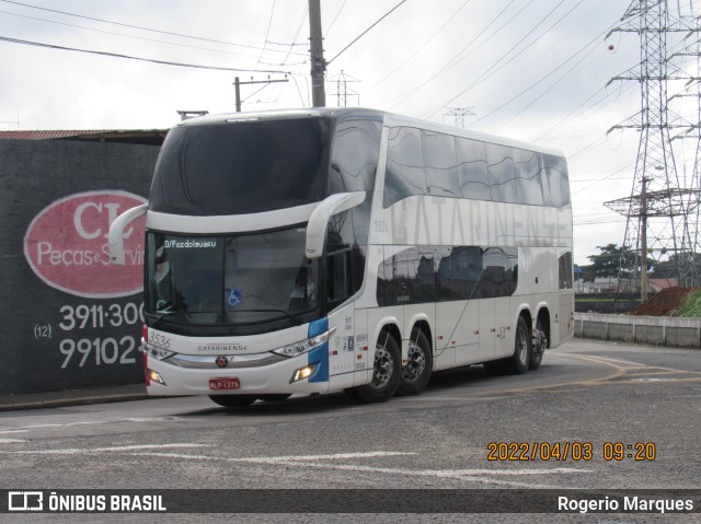 Auto Viação Catarinense 3536 na cidade de São José dos Campos, São Paulo, Brasil, por Rogerio Marques. Número da foto: #10368834.