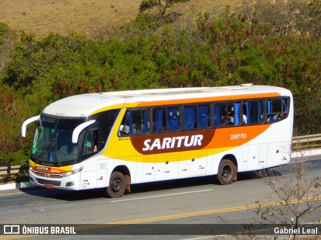 Saritur - Santa Rita Transporte Urbano e Rodoviário 29770 na cidade de Córrego Fundo, Minas Gerais, Brasil, por Gabriel Leal. ID da foto: 10369540.