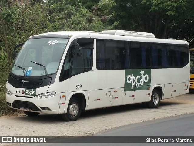 Opção Fretamento e Turismo 639 na cidade de Petrópolis, Rio de Janeiro, Brasil, por Silas Pereira Martins. ID da foto: 10369491.