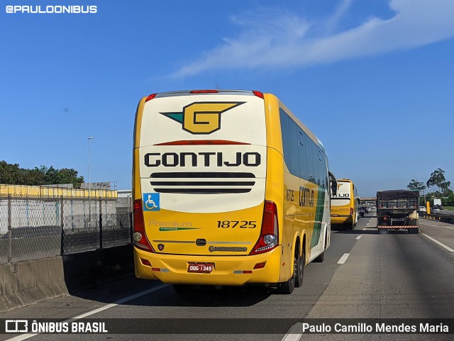 Empresa Gontijo de Transportes 18725 na cidade de Nova Iguaçu, Rio de Janeiro, Brasil, por Paulo Camillo Mendes Maria. ID da foto: 10368874.