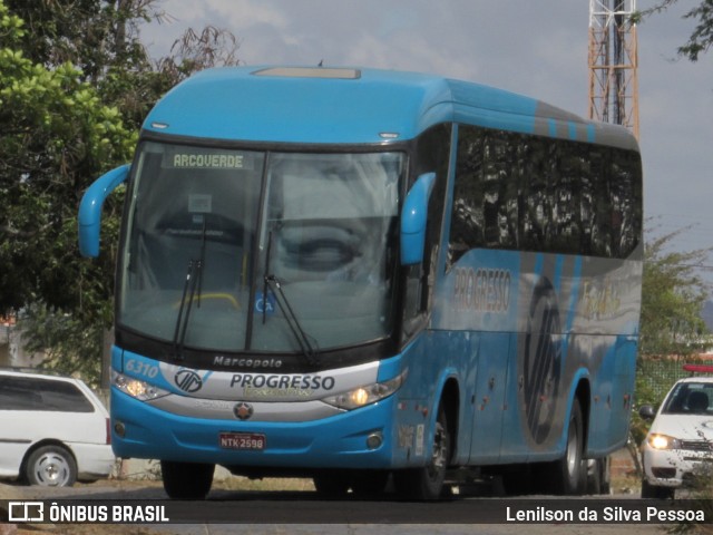 Auto Viação Progresso 6310 na cidade de Caruaru, Pernambuco, Brasil, por Lenilson da Silva Pessoa. ID da foto: 10368818.