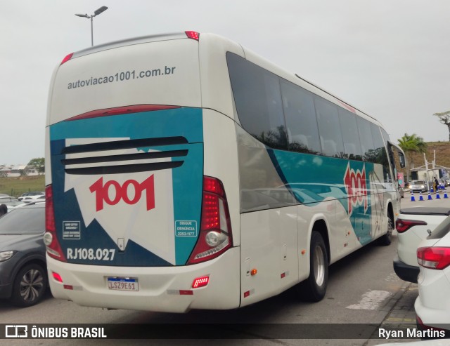 Auto Viação 1001 RJ 108.027 na cidade de Macaé, Rio de Janeiro, Brasil, por Ryan Martins. Número da foto: #10370196.