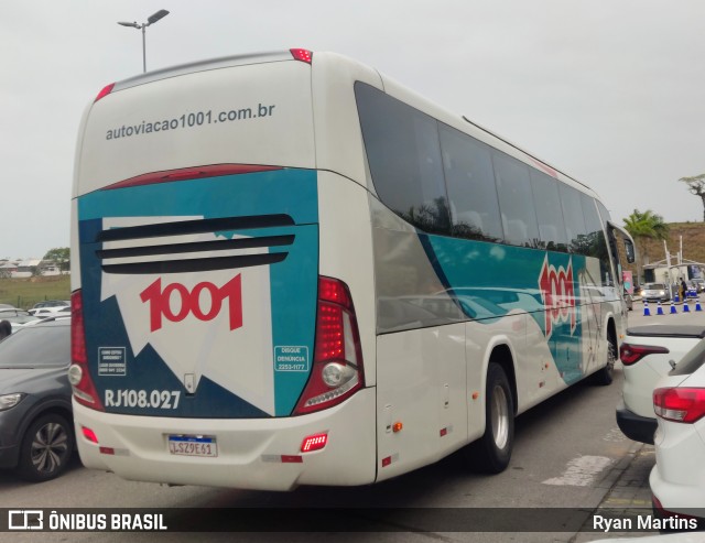 Auto Viação 1001 RJ 108.027 na cidade de Macaé, Rio de Janeiro, Brasil, por Ryan Martins. ID da foto: 10370196.