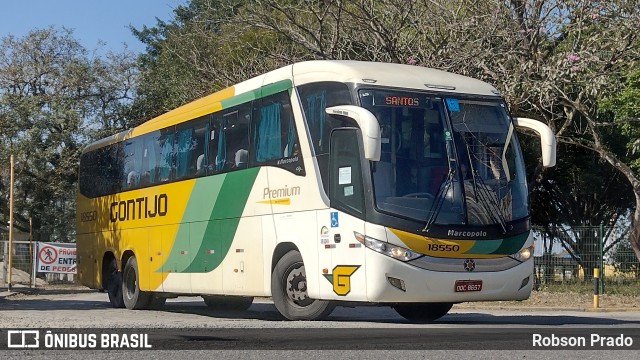 Empresa Gontijo de Transportes 18550 na cidade de São José dos Campos, São Paulo, Brasil, por Robson Prado. Número da foto: #10368987.