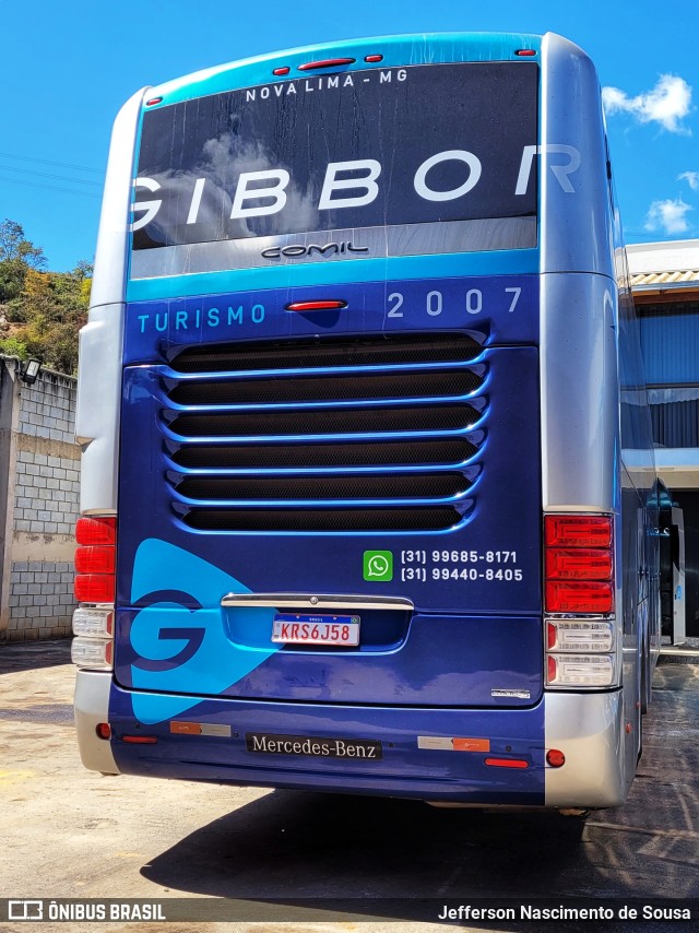 Gibbor Turismo e Fretamento 2007 na cidade de Nova Lima, Minas Gerais, Brasil, por Jefferson Nascimento. Número da foto: #10371233.