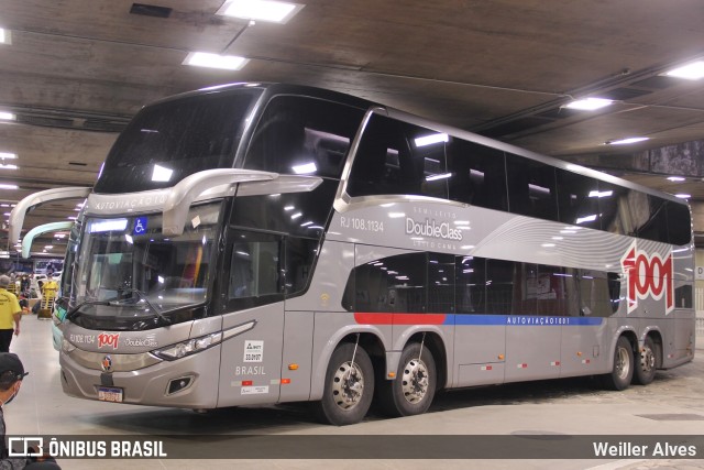 Auto Viação 1001 RJ 108.1134 na cidade de Belo Horizonte, Minas Gerais, Brasil, por Weiller Alves. ID da foto: 10368925.