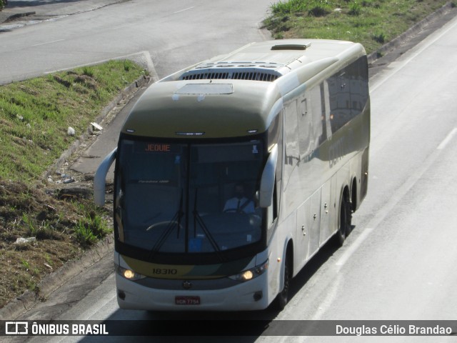 Empresa Gontijo de Transportes 18310 na cidade de Belo Horizonte, Minas Gerais, Brasil, por Douglas Célio Brandao. ID da foto: 10370516.