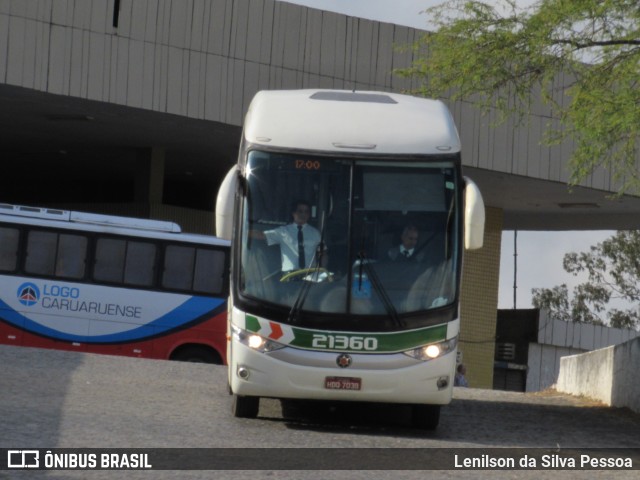 Cia. São Geraldo de Viação 21360 na cidade de Caruaru, Pernambuco, Brasil, por Lenilson da Silva Pessoa. ID da foto: 10368770.