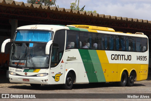 Empresa Gontijo de Transportes 14935 na cidade de Vitória da Conquista, Bahia, Brasil, por Weiller Alves. ID da foto: 10371198.