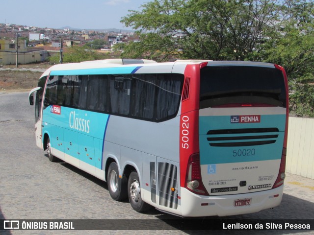 Empresa de Ônibus Nossa Senhora da Penha 50020 na cidade de Caruaru, Pernambuco, Brasil, por Lenilson da Silva Pessoa. Número da foto: #10368663.