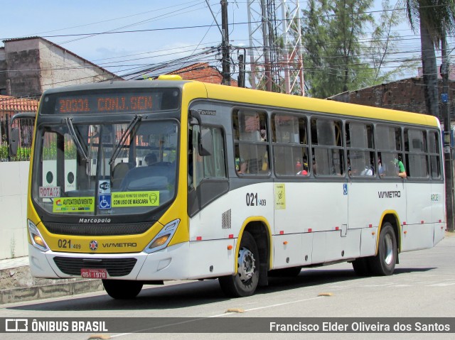 Via Metro - Auto Viação Metropolitana 0211409 na cidade de Fortaleza, Ceará, Brasil, por Francisco Elder Oliveira dos Santos. Número da foto: #10369501.