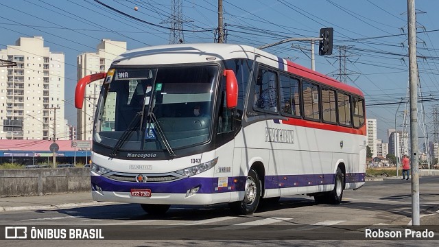 Viação Piracicabana 1347 na cidade de São José dos Campos, São Paulo, Brasil, por Robson Prado. ID da foto: 10368848.