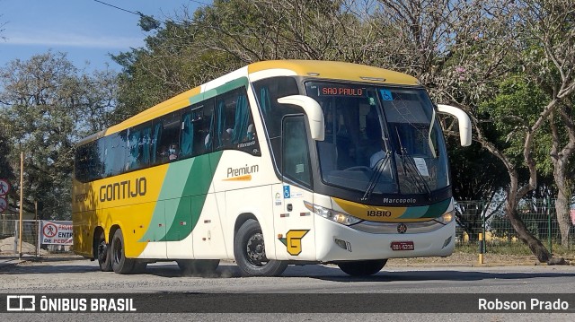 Empresa Gontijo de Transportes 18810 na cidade de São José dos Campos, São Paulo, Brasil, por Robson Prado. ID da foto: 10368978.