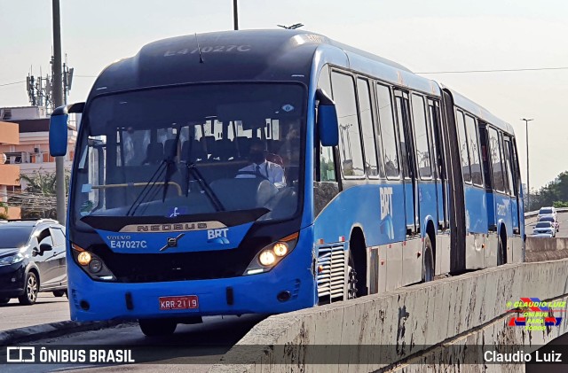 BRT RIO E47027C na cidade de Rio de Janeiro, Rio de Janeiro, Brasil, por Claudio Luiz. Número da foto: #10368323.