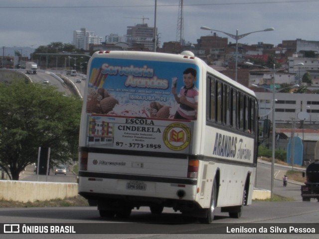 Arandas Turismo 5591 na cidade de Caruaru, Pernambuco, Brasil, por Lenilson da Silva Pessoa. ID da foto: 10368817.