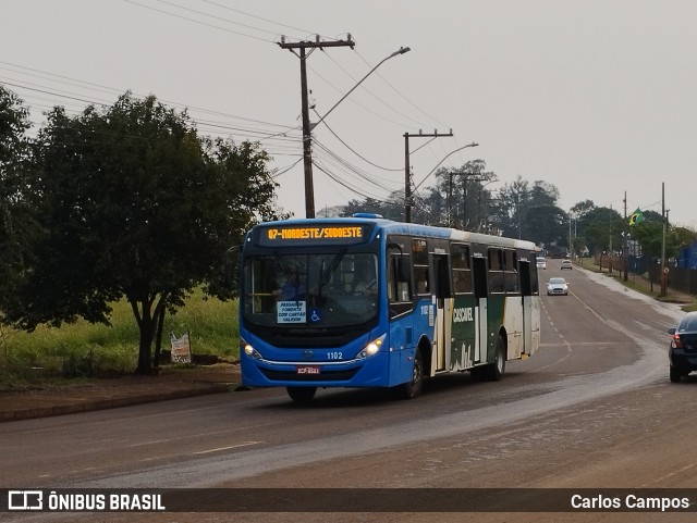 Pioneira Transportes 1102 na cidade de Cascavel, Paraná, Brasil, por Carlos Campos. Número da foto: #10368418.