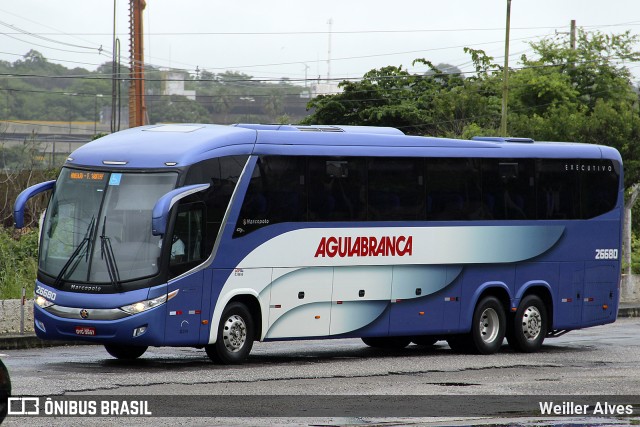 Viação Águia Branca 26680 na cidade de Aracaju, Sergipe, Brasil, por Weiller Alves. Número da foto: #10368928.